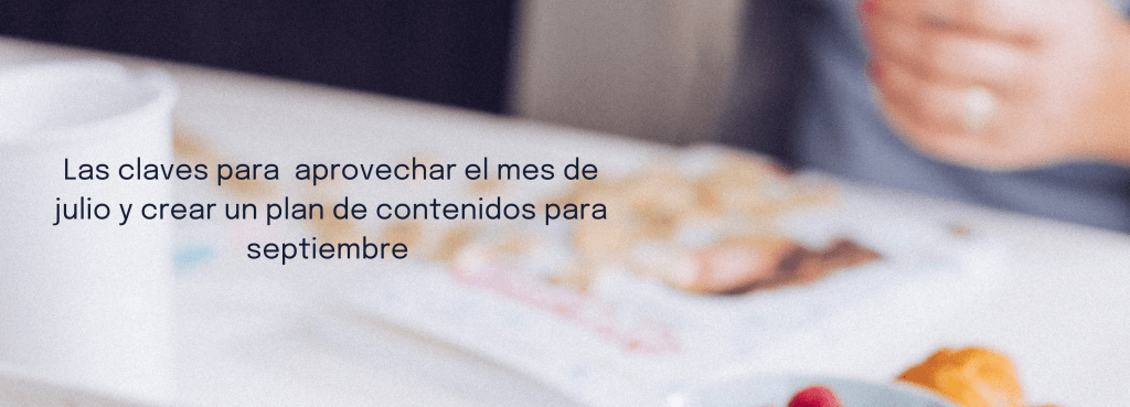 plan de contenidos verano